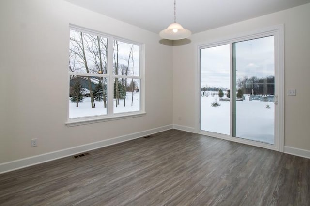 415 Kensington Ct Unit Lt128Adams, Williams Bay, WI 53191 - unfurnished room featuring dark wood-style flooring and baseboards