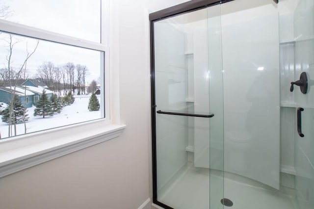 415 Kensington Ct Unit Lt128Adams, Williams Bay, WI 53191 - full bath featuring a shower stall and plenty of natural light