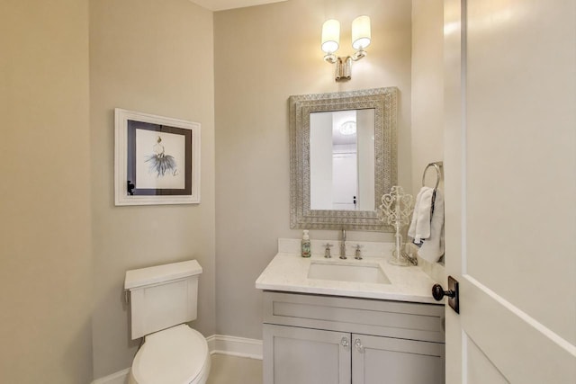9335 223rd Ave, Salem, WI 53168 - half bathroom with vanity and toilet