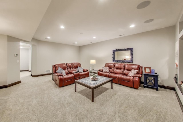 9335 223rd Ave, Salem, WI 53168 - living room with light colored carpet and recessed lighting