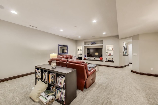 9335 223rd Ave, Salem, WI 53168 - living room with light colored carpet and recessed lighting