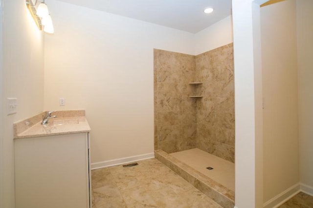 407 Kensington Ct Unit Lt132Jefferson, Williams Bay, WI 53191 - full bathroom with vanity and tiled shower