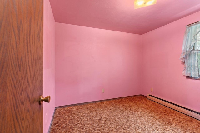 1490 Fernando Dr, Ashwaubenon, WI 54115 - unfurnished room featuring baseboard heating and carpet flooring