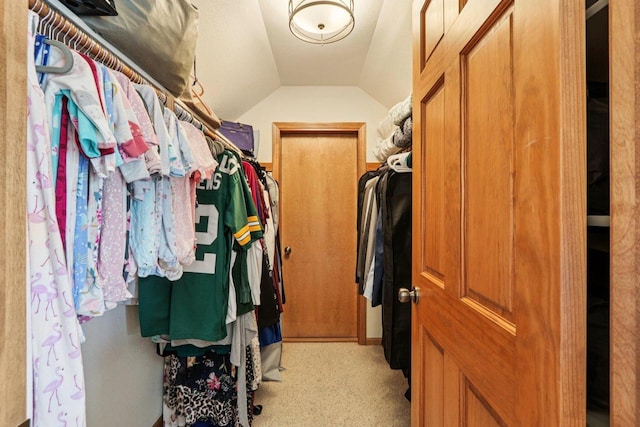 13745 W Park Central Blvd, New Berlin, WI 53151 - spacious closet featuring light carpet and lofted ceiling