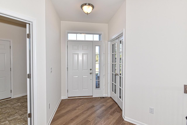 401 Kensington Ct Unit Lt135Lincoln, Williams Bay, WI 53191 - foyer entrance with baseboards and wood finished floors