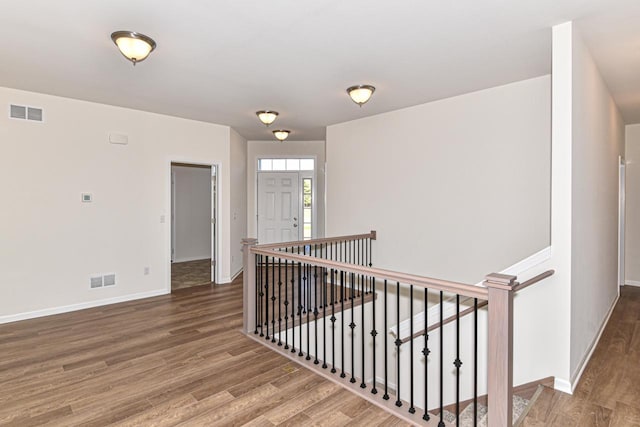 401 Kensington Ct Unit Lt135Lincoln, Williams Bay, WI 53191 - hallway with an upstairs landing and wood finished floors