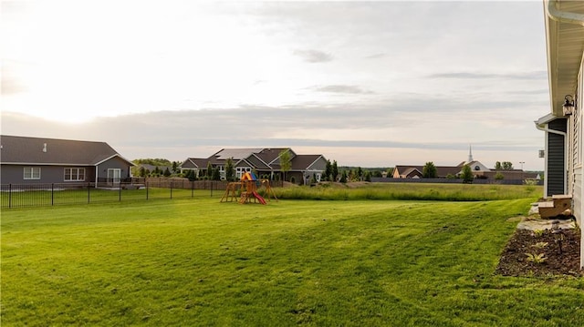 406 S Birch St, Marshfield, WI 54449 - view of yard featuring a playground and a residential view