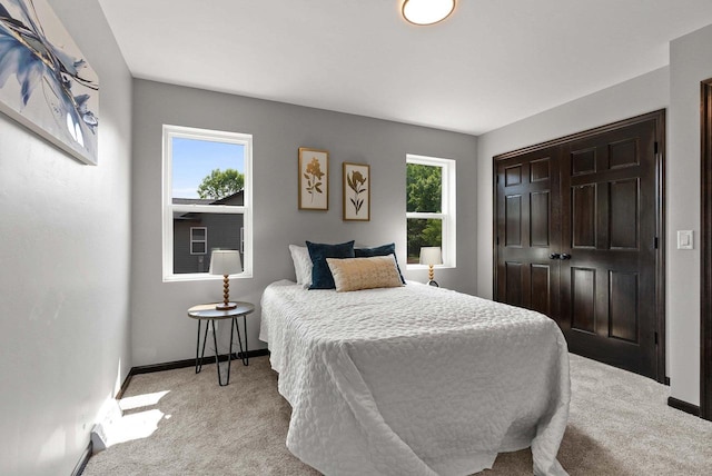 997 E Sunnyview Rd, Oshkosh, WI 54901 - bedroom with light carpet and a closet
