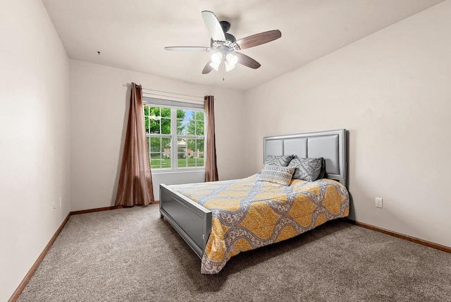 4835 Isabella Cir, Hobart, WI 54155 - bedroom featuring carpet floors and a ceiling fan