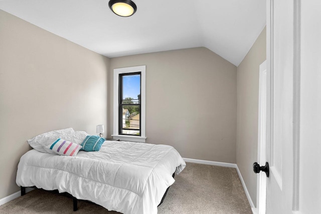 907 Lawe St, Kaukauna, WI 54130 - bedroom featuring carpet flooring and vaulted ceiling