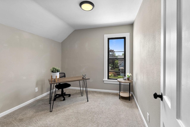 907 Lawe St, Kaukauna, WI 54130 - office with carpet and lofted ceiling