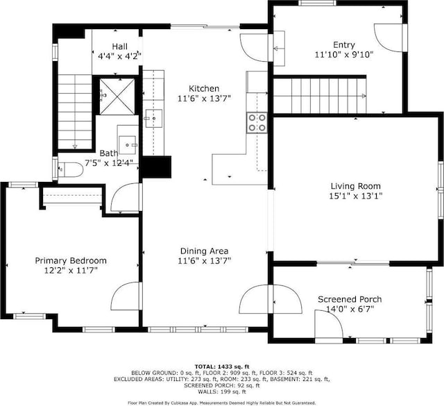 907 Lawe St, Kaukauna, WI 54130 - view of room layout