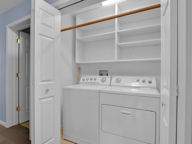 8300 Fishman Rd, Burlington, WI 53105 - laundry area with washer and clothes dryer