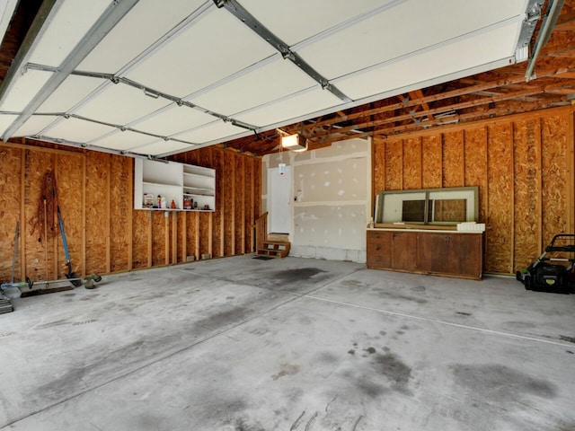 8300 Fishman Rd, Burlington, WI 53105 - garage with a garage door opener