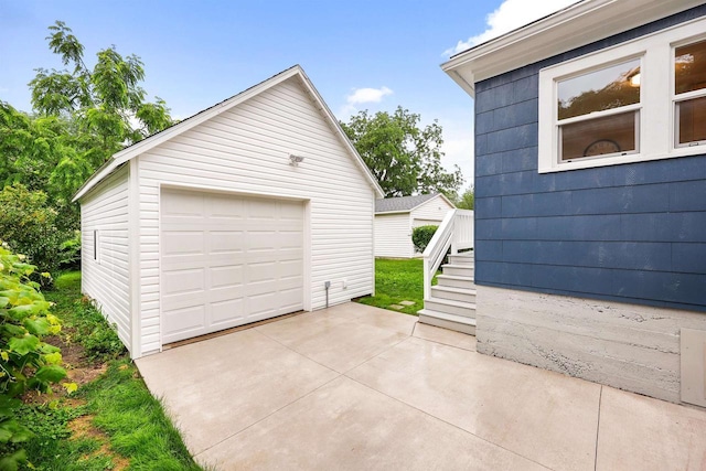 50 S Marquette St, Madison, WI 53704 - detached garage featuring driveway