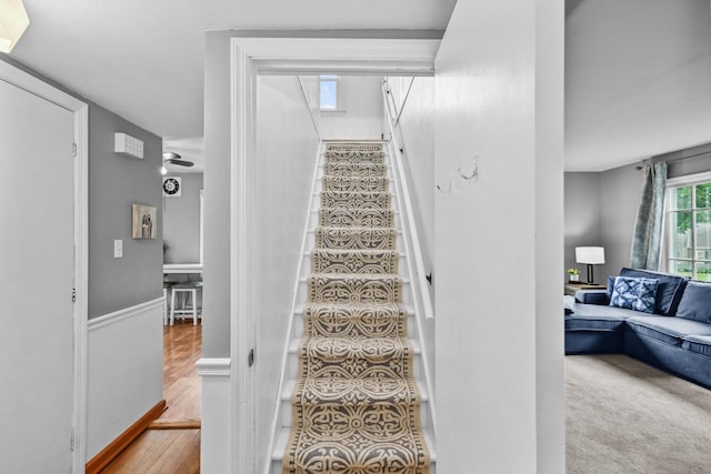 2750 N 86th St, Milwaukee, WI 53222 - staircase with wood finished floors