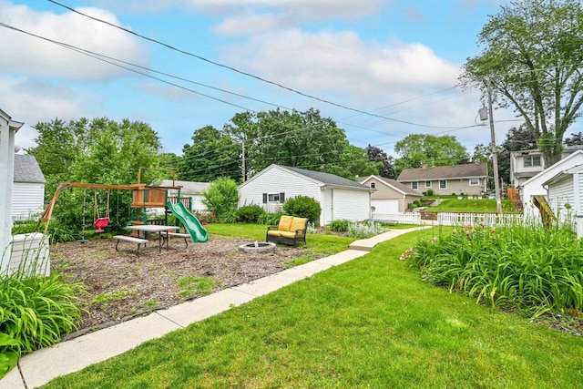 2750 N 86th St, Milwaukee, WI 53222 - view of yard featuring a playground