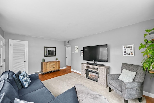 2750 N 86th St, Milwaukee, WI 53222 - living area with wood finished floors and baseboards