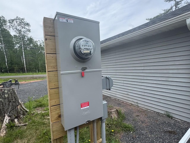 3406 S County Rd E, South Range, WI 54874 - exterior view of electric meter