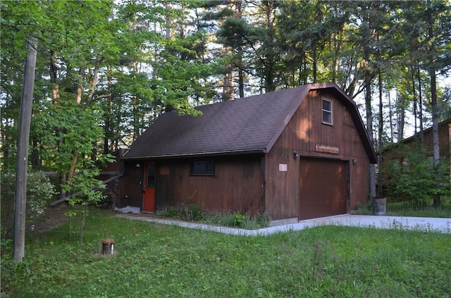 1330A 21 3/4 St, Cameron, WI 54822 - garage featuring a detached garage and driveway
