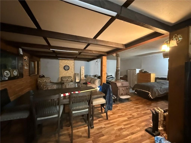 1330A 21 3/4 St, Cameron, WI 54822 - bedroom with wood finished floors