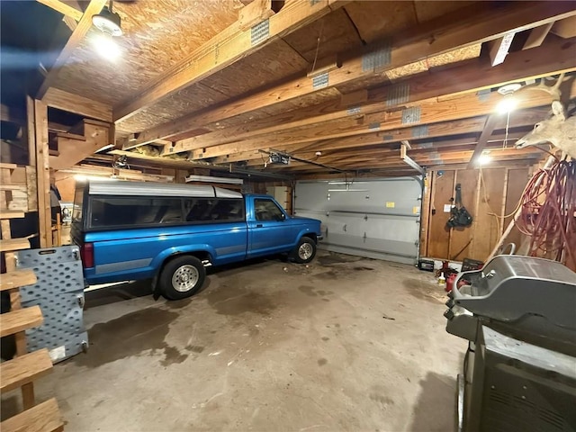 1330A 21 3/4 St, Cameron, WI 54822 - garage with a garage door opener