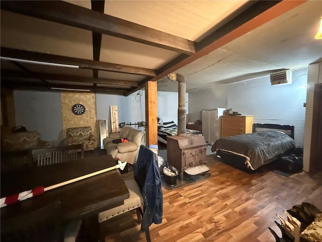 1330A 21 3/4 St, Cameron, WI 54822 - bedroom with wood finished floors