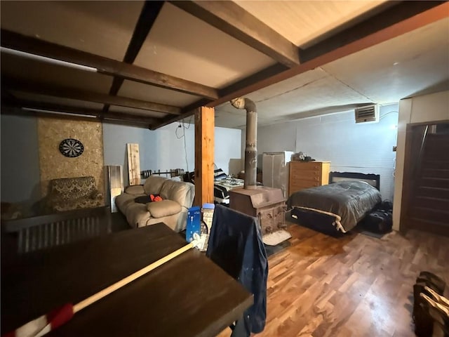 1330A 21 3/4 St, Cameron, WI 54822 - bedroom featuring wood finished floors