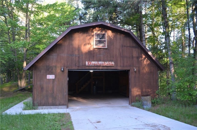 1330A 21 3/4 St, Cameron, WI 54822 - detached garage with driveway