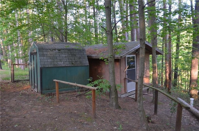 1330 21 3/4 St Unit A, Cameron, WI 54822 - view of shed