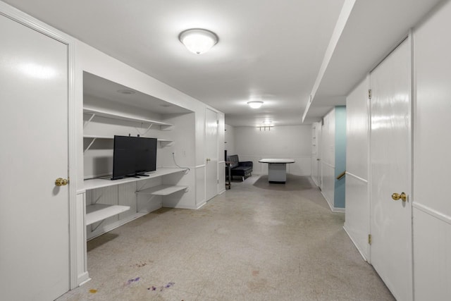 1002 Grove St, Oshkosh, WI 54901 - finished below grade area featuring baseboards