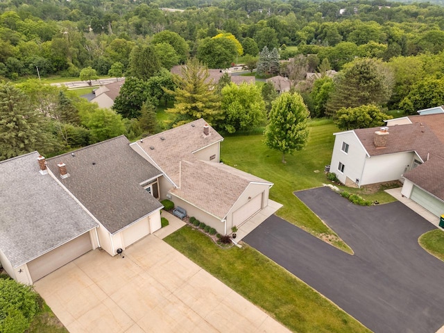 618 Westridge Dr, West Bend, WI 53095 - aerial view of a forest