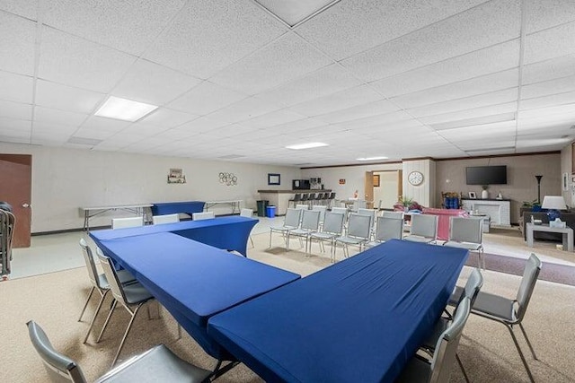 618 Westridge Dr, West Bend, WI 53095 - dining space with a drop ceiling