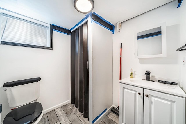 500 S Pierce Ave, Appleton, WI 54914 - bathroom featuring vanity and wood finished floors