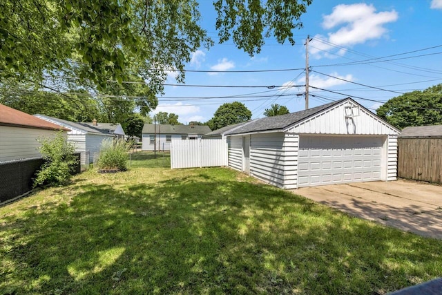 2316 W Rohr Ave, Milwaukee, WI 53209 - view of yard featuring an outdoor structure and a garage