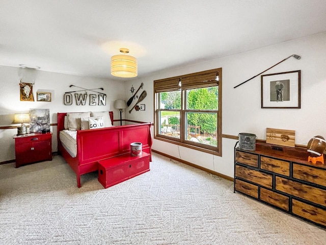 431 Limestone St, Kiel, WI 53042 - carpeted bedroom featuring baseboards