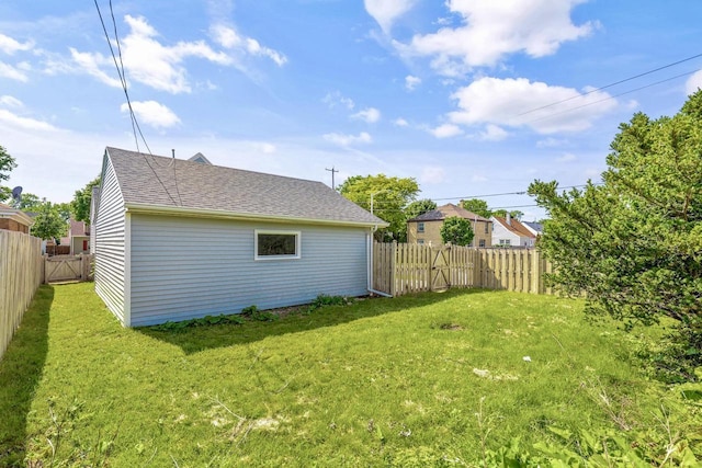 3700 S 21st St, Milwaukee, WI 53221 - fenced backyard featuring a gate