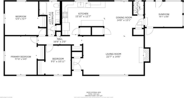 5706 Tolman Ter, Madison, WI 53711 - view of floor plan / room layout