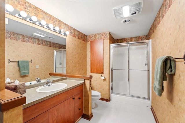 5870 Persimmon Dr, Fitchburg, WI 53711 - full bath with a stall shower and vanity
