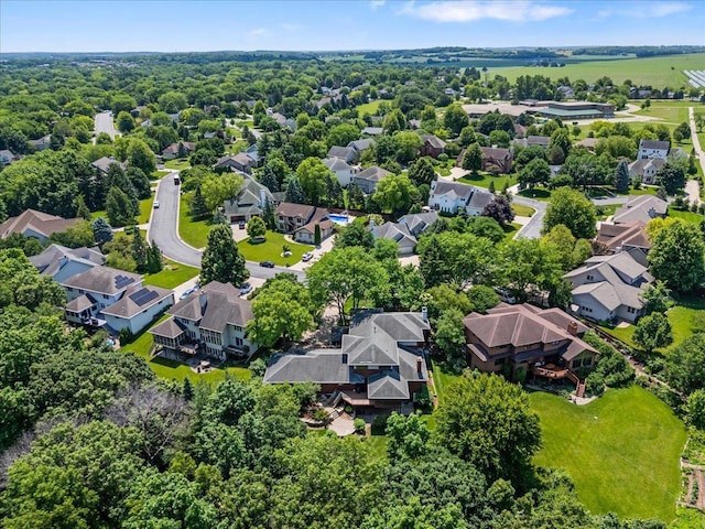 5870 Persimmon Dr, Fitchburg, WI 53711 - aerial perspective of suburban area
