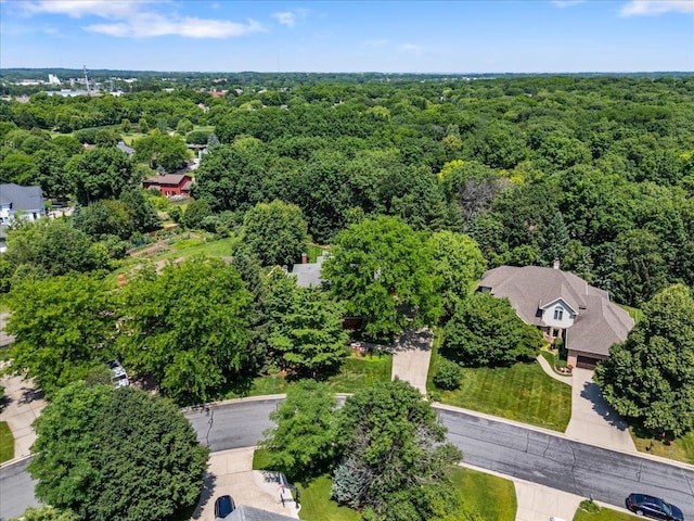 5870 Persimmon Dr, Fitchburg, WI 53711 - drone / aerial view of a forest