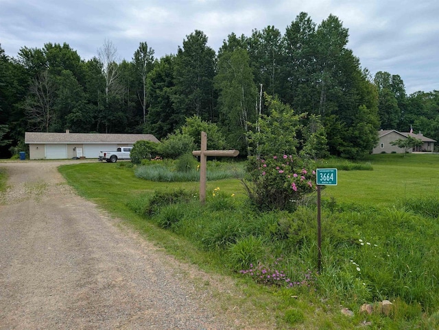 3664 Martin Rd, Kronenwetter, WI 54455 - view of road with a view of trees