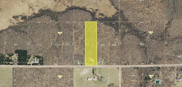 3664 Martin Rd, Kronenwetter, WI 54455 - map / location featuring property parcel outlined