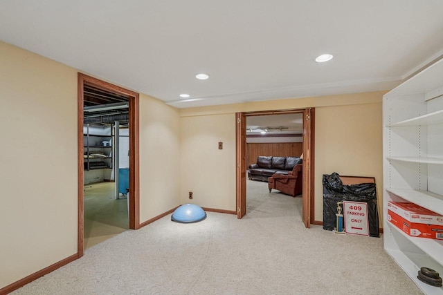 S46W22428 Tansdale Rd, Waukesha, WI 53189 - interior space featuring carpet floors and recessed lighting