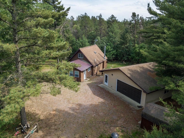 1949 Cypress Ln, Arkdale, WI 54613 - view from above of property featuring a forest