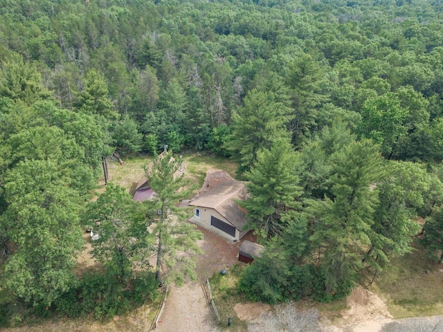 1949 Cypress Ln, Arkdale, WI 54613 - aerial view of property and surrounding area with a heavily wooded area