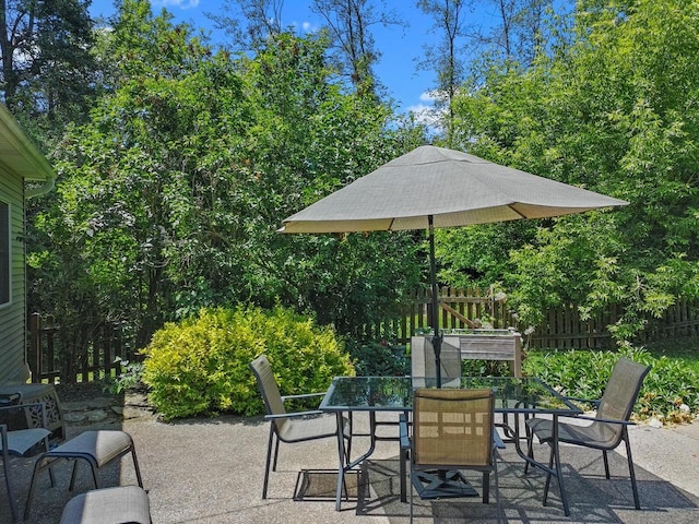1201 Lance Dr, Twin Lakes, WI 53181 - view of patio / terrace with outdoor dining space
