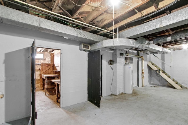 215 W Burns St, Portage, WI 53901 - below grade area with water heater