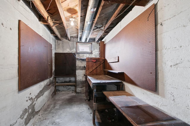 215 W Burns St, Portage, WI 53901 - view of basement