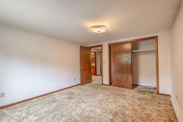 7040 Blonien Ave, Rudolph, WI 54475 - unfurnished bedroom with carpet flooring and a closet